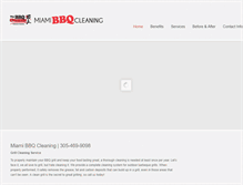 Tablet Screenshot of miamibbqcleaning.com